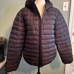 Men's Black Puffer Jacket